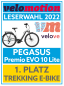 Preview: Pegasus Premio EVO 10 Lite trapez rot . 2022 - Leserwahl