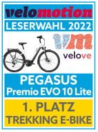 Mobile Preview: Pegasus Premio EVO 10 Lite trapez rot . 2022 - Leserwahl