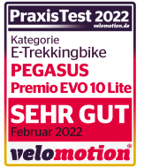 Mobile Preview: Pegasus Premio EVO 10 Lite trapez rot . 2022 - Praxistest